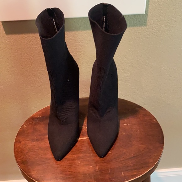 Black Steve Madden sock bootie - Picture 4 of 4